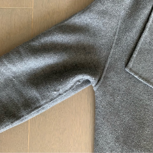 Vera Wang Grey Wool Coat - Picture 4 of 10